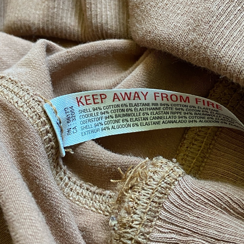 Free People Cotton Short Medium Camel - Picture 5 of 9